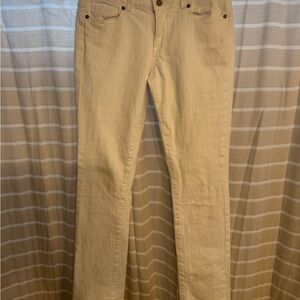 PAIGE Hidden Hills Straight-Leg optic white jeans 28